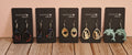 Boucles d'oreilles en bois – Attaches hypoallergéniques