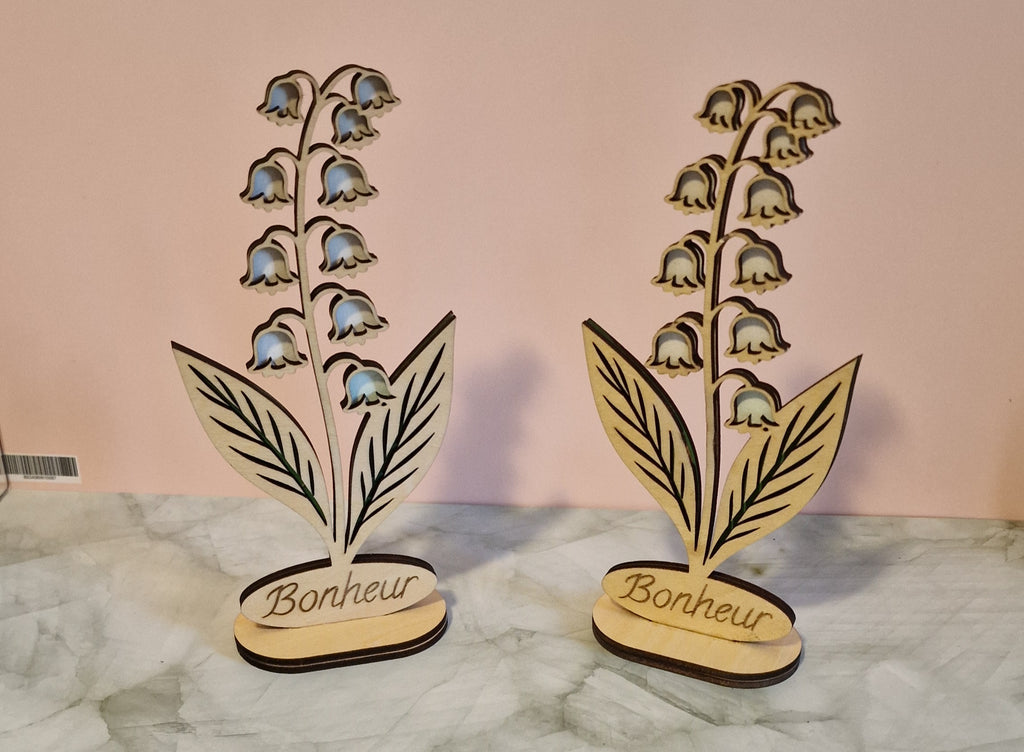 Fleurs en bois