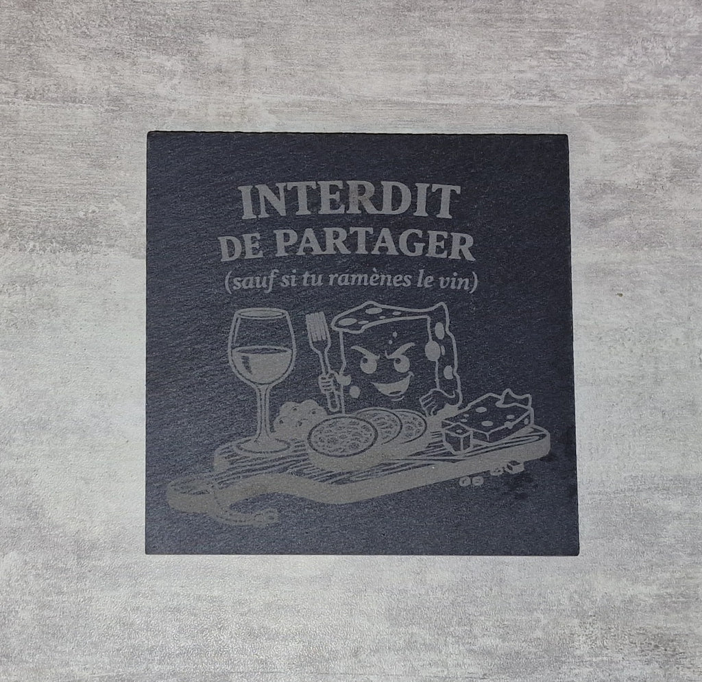 Planche Apéro Ardoise Personnalisée