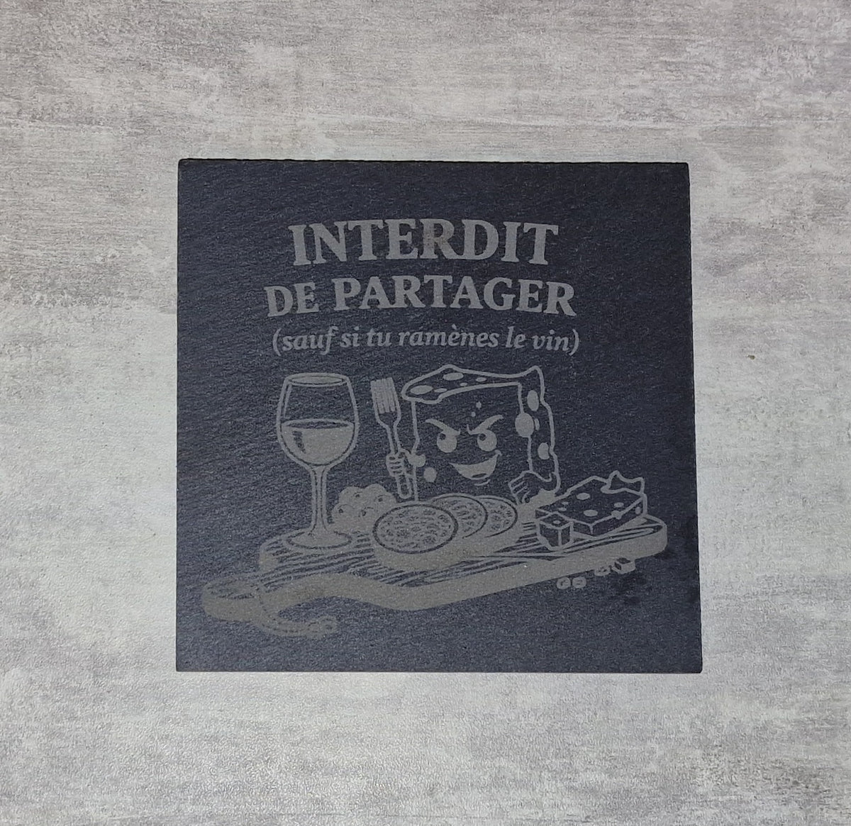 Planche Apéro Ardoise Personnalisée