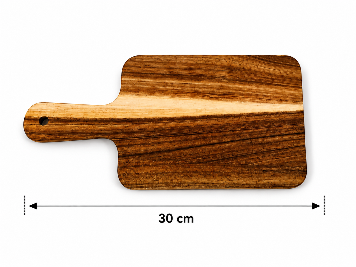 Planche à Découper en Bois Gravée au Laser