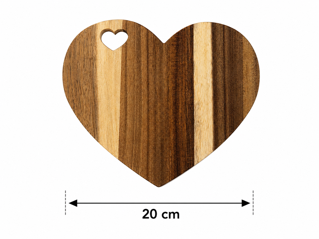 Planche à Découper en Bois Gravée au Laser